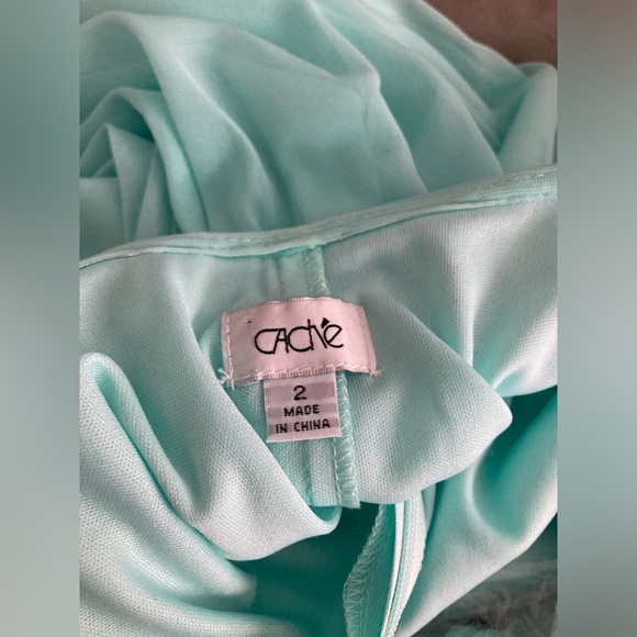 Mint Jeweled Prom Dress - Picture 3 of 8